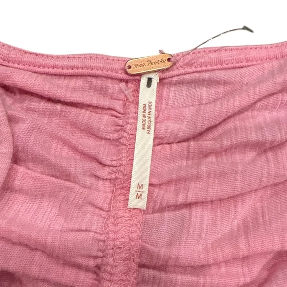 Free People ruched cropped top
